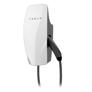 Tesla Wall Connector Generation 3 mounted on a garage wall, ready to provide high-speed, efficient charging for Tesla vehicles